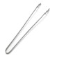 PINZA PER GRIGLIA IN ACCIAIO INOX BBQ TONGS STAINLESS -