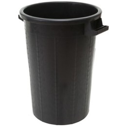 BIDONE IN PLASTICA SENZA COPERCHIO Lt. 100 Diam. 53 cm h. 66 cm