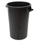 BIDONE IN PLASTICA SENZA COPERCHIO Lt. 100 Diam. 53 cm h. 66 cm