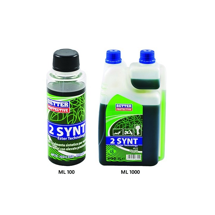 OLIO MISCELA PER MOTORI 2 TEMPI SYNT ml 1000 con dosatore