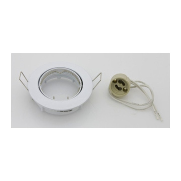 FARETTO INCASSO FISSO P/LED GU10 BIANCO
