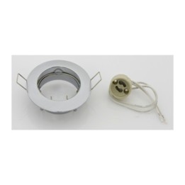 FARETTO INCASSO FISSO P/LED GU10 CROMO