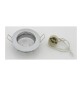 FARETTO INCASSO FISSO P/LED GU10 CROMO