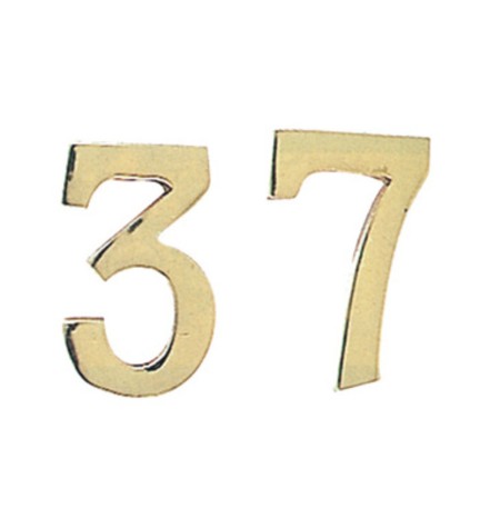 BL NUMERO CIVICO 0 IN OTTONE 100 MM