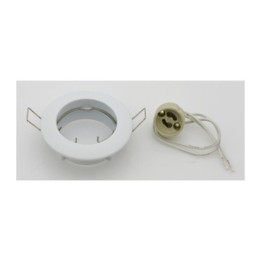 FARETTO INCASSO ORIENTAB P/LED GU10 BIANCO