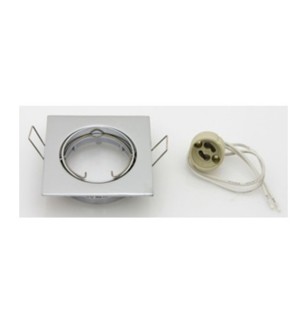 FARETTO QUADRATO INCAS ORIENTAB LED GU10 CROMO