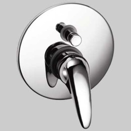 MONOCOMANDO DOCCIA INCASSO CON DEVIATORE REVE - Cromo