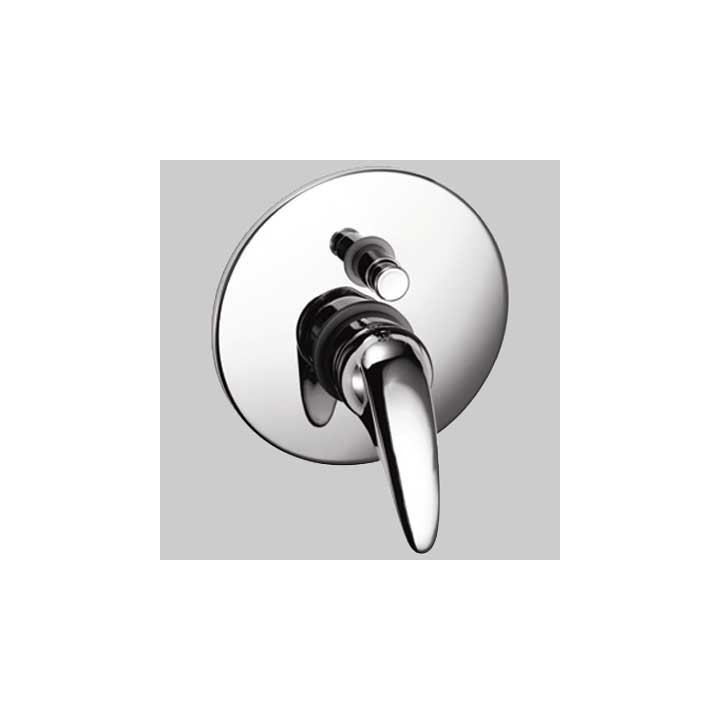 MONOCOMANDO DOCCIA INCASSO CON DEVIATORE REVE - Cromo