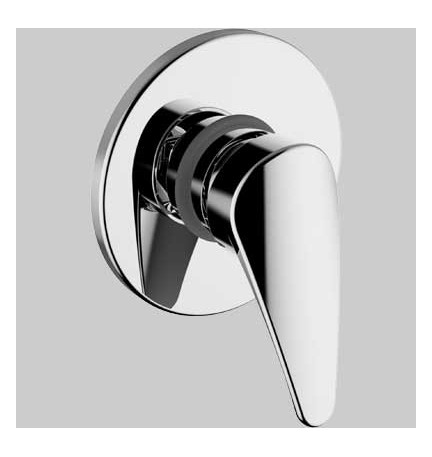 MISCELATORE INCASSO DOCCIA T-ONE - Completo -Cromo