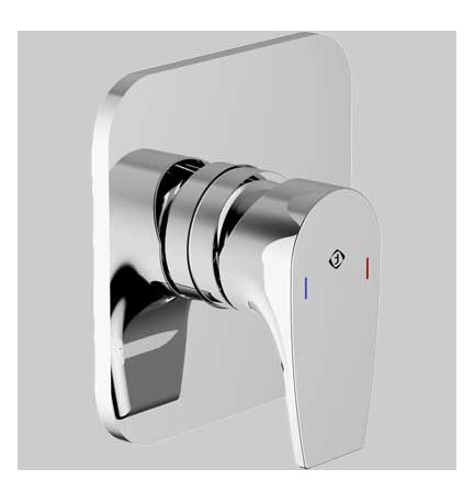 MISCELATORE DOCCIA INCASSO BING - Completo -Cromo