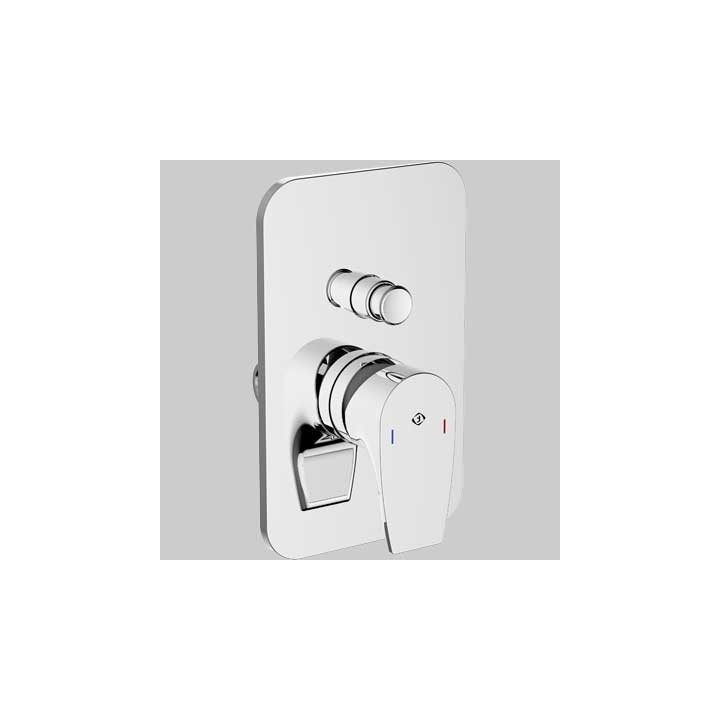 MISCELATORE DOCCIA INCASSO CON DEVIATORE BING - Completo -Cromo