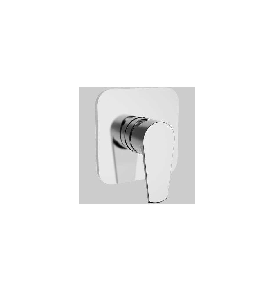 PIASTRA E LEVA PER INCASSO DOCCIA VELVET - Cromo