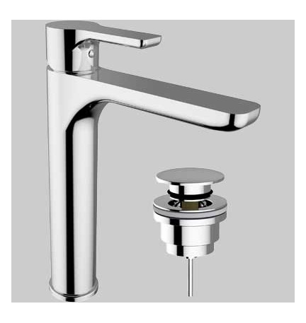 MISCELATORE LAVABO SUPER GOODLIFE - C/scarico Click Clack