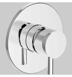 PIASTRA E LEVA PER INCASSO DOCCIA JABIL - Cromo