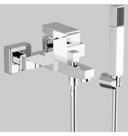 MISCELATORE VASCA ESTERNO CON DOCCETTA PILLAR - Cromo