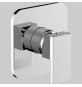 MISCELATORE INCASSO DOCCIA PILLAR - Completo -Cromo