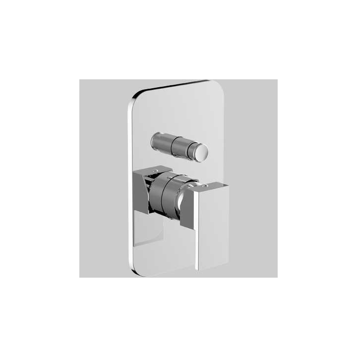 MISCELATORE INCASSO DOCCIA CON DEVIATORE PILLAR - Completo -Cromo