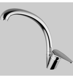 MISCELATORE LAVELLO T-ONE CANNA FUSA - Cromo