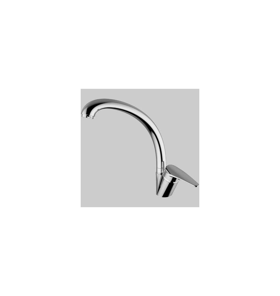 MISCELATORE LAVELLO T-ONE CANNA FUSA - Cromo