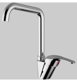 MISCELATORE LAVELLO T-ONE A CANNA ALTA - Cromo