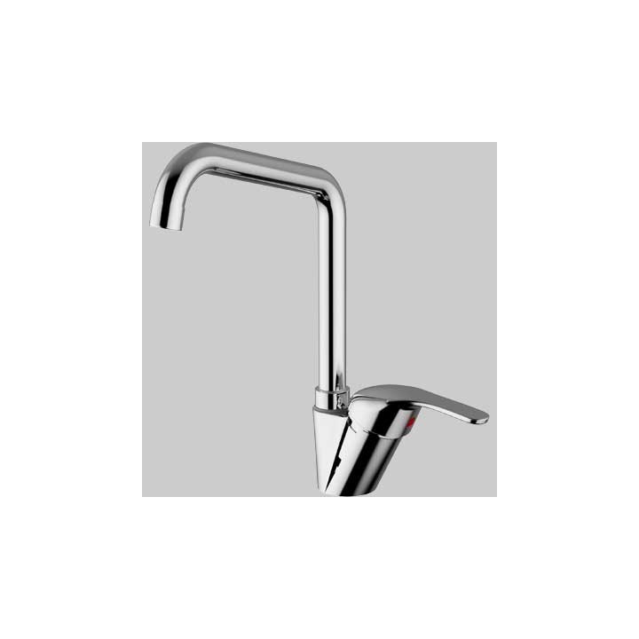 MISCELATORE LAVELLO T-ONE A CANNA ALTA - Cromo