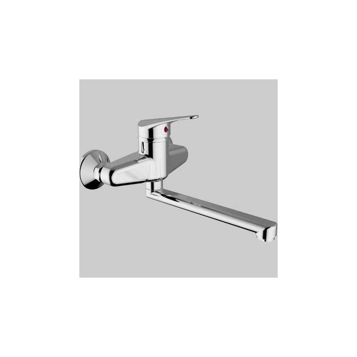 MISCELATORE LAVELLO A PARETE T-ONE - Cromo