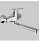 MISCELATORE LAVELLO A PARETE T-ONE - Cromo