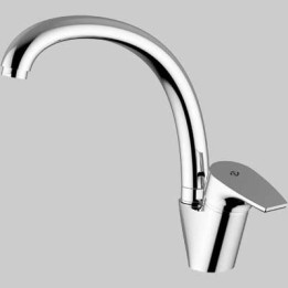 MISCELATORE LAVELLO BING A CANNA CONICA - Cromo