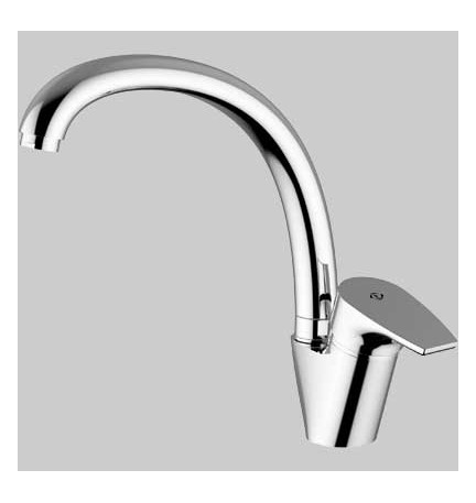 MISCELATORE LAVELLO BING A CANNA CONICA - Cromo
