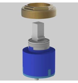 CARTUCCIA TEOREMA SENZA DISTRIBUTORE Ø 40 -