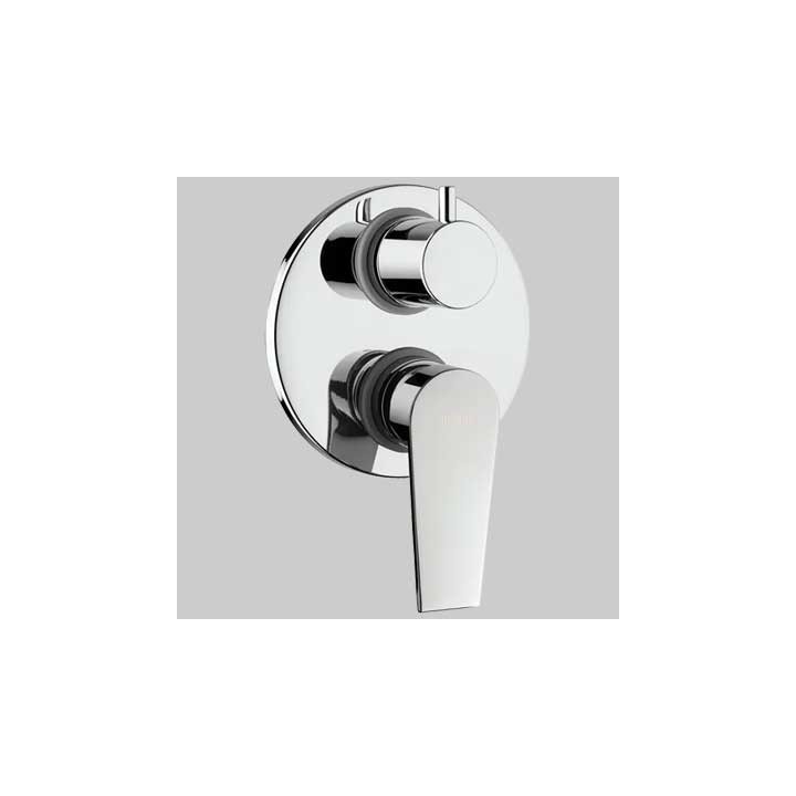 MONOCOMANDO DOCCIA INCASSO CON DEVIATORE LOGOS - Cromo
