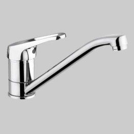 MONOCOMANDO LAVELLO CUCINA M1 CANNA BASSA GIREVOLE - Cromo