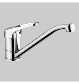 MONOCOMANDO LAVELLO CUCINA M1 CANNA BASSA GIREVOLE - Cromo