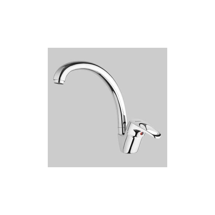 MONOCOMANDO LAVELLO CUCINA M1 CANNA ALTA GIREVOLE - Cromo