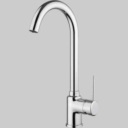 MONOCOMANDO LAVELLO CUCINA M4 CANNA ALTA GIREVOLE - Cromo