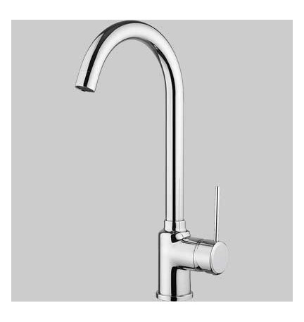 MONOCOMANDO LAVELLO CUCINA M4 CANNA ALTA GIREVOLE - Cromo