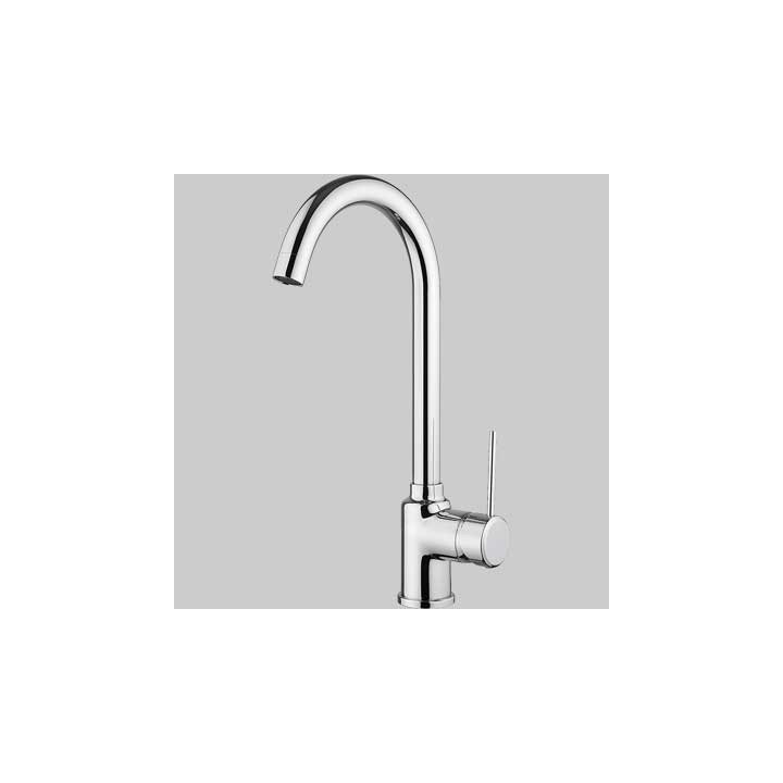MONOCOMANDO LAVELLO CUCINA M4 CANNA ALTA GIREVOLE - Cromo