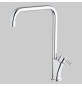 MONOCOMANDO LAVELLO CUCINA BANANA SLIM CANNA ALTA GIREVOLE - Cromo