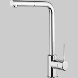 MONOCOMANDO LAVELLO CUCINA M4 DOCCETTA ESTRAIBILE - Cromo