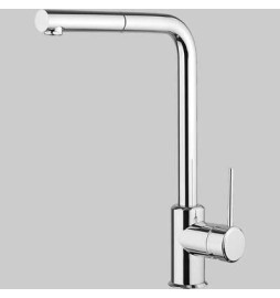 MONOCOMANDO LAVELLO CUCINA M4 DOCCETTA ESTRAIBILE - Cromo