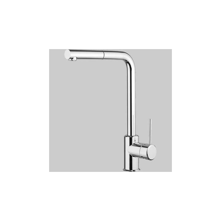 MONOCOMANDO LAVELLO CUCINA M4 DOCCETTA ESTRAIBILE - Cromo