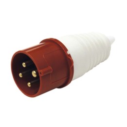 SPINA INDUSTRIALE 16A 3P+T 380V IP44 FIG.2