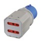 ADATTATORE INDUSTRIALE 16A 220V 2PR BIP IP44 FIG. 7