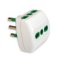 FME 87.180 BL ADATTATATORE 16A 2P+T 3 BIPASSO