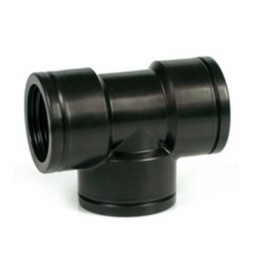 TEE A 90°CON FILETTO FEMMINA 2" x 2" x 2"