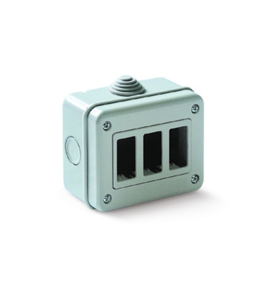 CASSETTA TONDO DA PARETE P/INTERNO 3P IP40