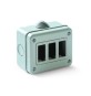CASSETTA TONDO DA PARETE P/INTERNO 3P IP40
