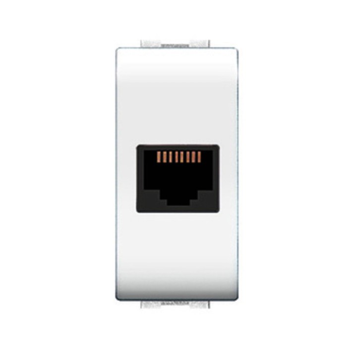 LIFE 4084 WH PRESA TELEFONICA RJ11 PLUG 6/4A BIANCO