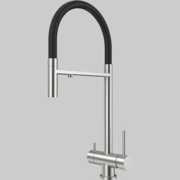 MONOCOMANDO LAVELLO 3 VIE MISSOURI ACCAIO INOX