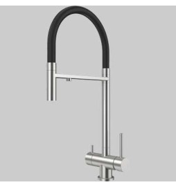 MONOCOMANDO LAVELLO 3 VIE MISSOURI ACCAIO INOX